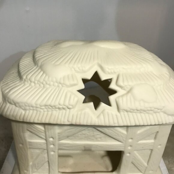 Partylite Tealight Holder Nativity Scene O Holy Night Porcelain Candle Holder W - Picture 6 of 13